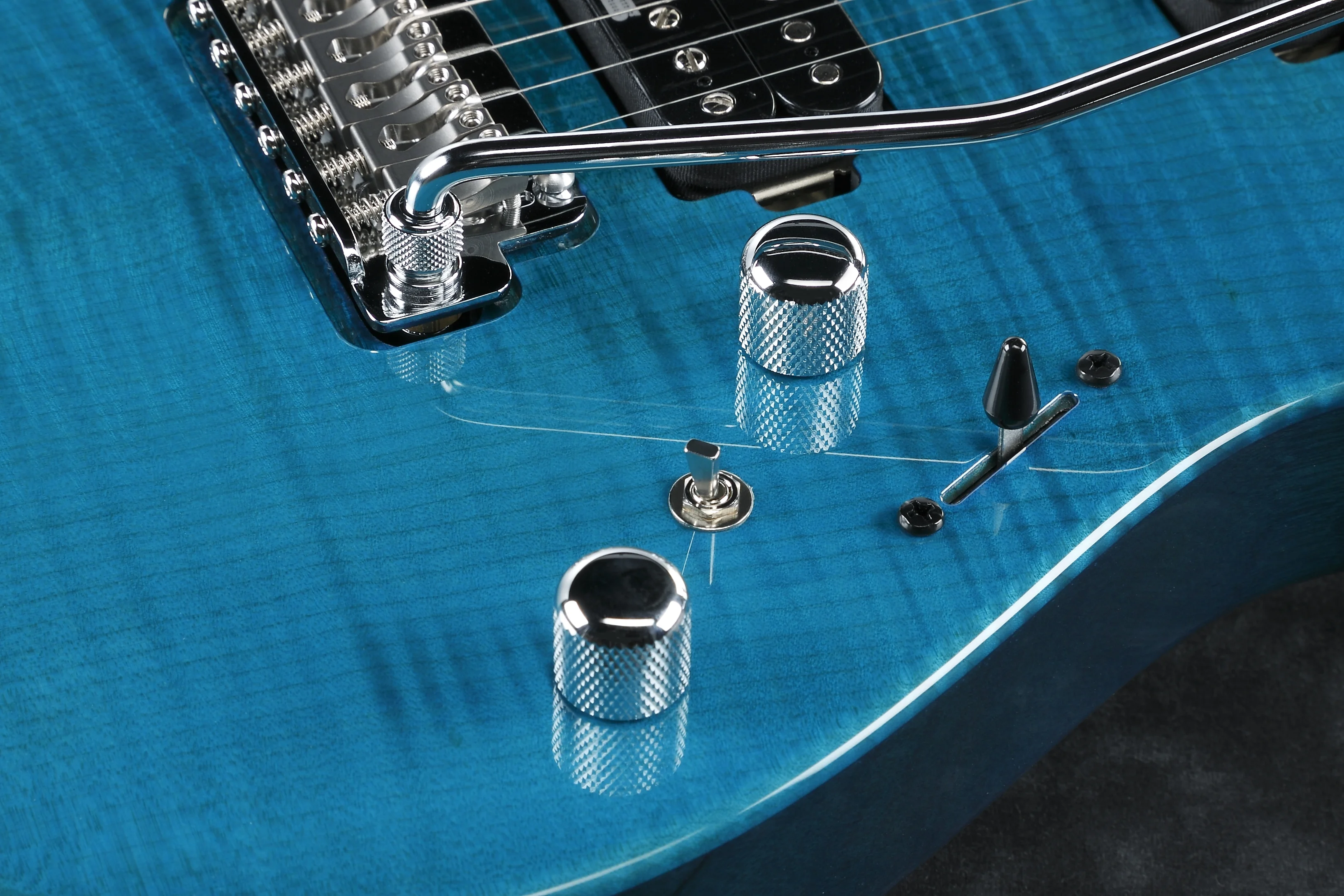 MM1-TAB Martin Miller Signature Transparent Aqua Blue E-Gitarre